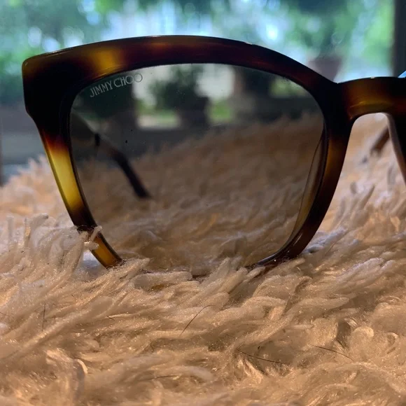 Jimmy Choo Junia/s BHZJ6 Jimmy Choo Junia/s bhzj6 55 16 140mm gold Tortoise shell  main image 3